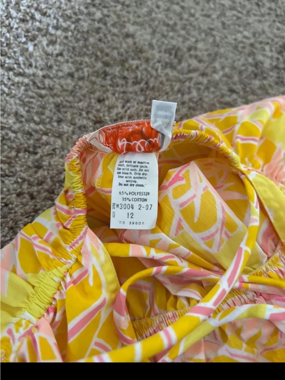 Vintage Lilly Pulitzer “The Lilly” 70’s Vibrant Tropical Print Midi Dress Medium - Picture 11 of 12